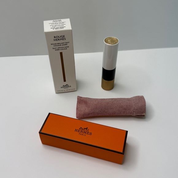 #41 HERMES Rouge Hermès SILKY LIPSTICK SHINE SHEER COLOR ROSE HACIENDA BRILLANT - Picture 4 of 7